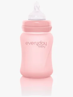 Spisetid|EverydayBaby Everyday Baby Sutteflaske Glas 150 ml, Lyserød Lyserød