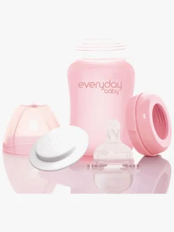 Spisetid|EverydayBaby Everyday Baby Sutteflaske Glas 150 ml, Lyserød Lyserød