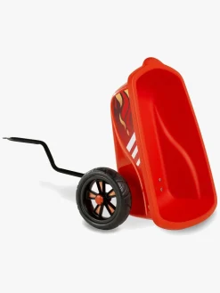 Pedal- & Gåbiler|EXIT Pedalbil Foxy Gokart Fire Anhænger Rød