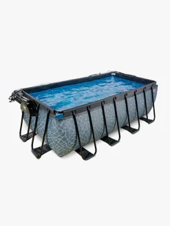 Vandleg|EXIT Pool med Kuppel 400x200x122 cm, Grå