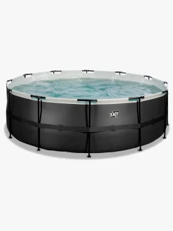 EXIT Vandleg-Pool 427x122 cm, Sort