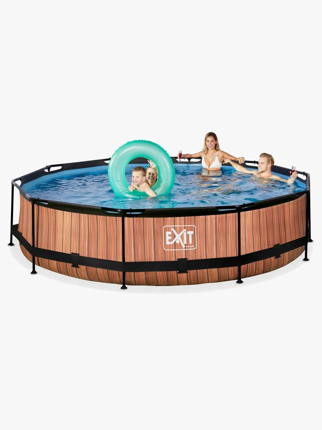 Vandleg|EXIT Pool 360x76 cm Træ Brun