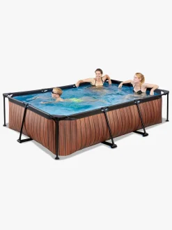 EXIT Vandleg-Pool 300x200x65 cm Træ