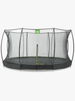 Udeleg|EXIT Silhouette InGround Trampolin med Sikkerhedsnet 427 cm