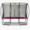Udeleg|EXIT Silhouette Trampolin inkl. Sikkerhedsnet 214x305 cm, Pink