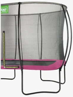 Udeleg|EXIT Silhouette Trampolin inkl. Sikkerhedsnet 214x305 cm, Pink