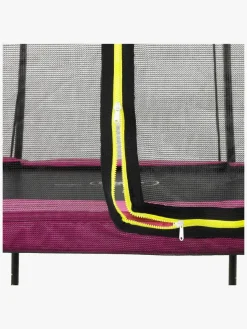 Udeleg|EXIT Silhouette Trampolin inkl. Sikkerhedsnet 214x305 cm, Pink