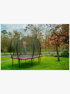 Udeleg|EXIT Silhouette Trampolin inkl. Sikkerhedsnet 214x305 cm, Pink