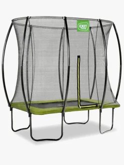 Udeleg|EXIT Silhouette Trampolin inkl. Sikkerhedsnet 153x214 cm, Grøn