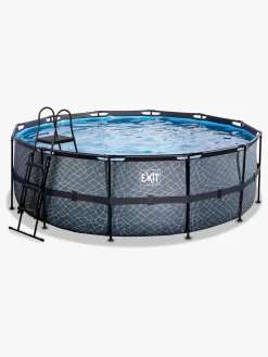 Vandleg|EXIT Stone Pool 427x122 cm, Grå