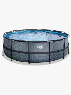 Vandleg|EXIT Stone Pool 427x122 cm, Grå
