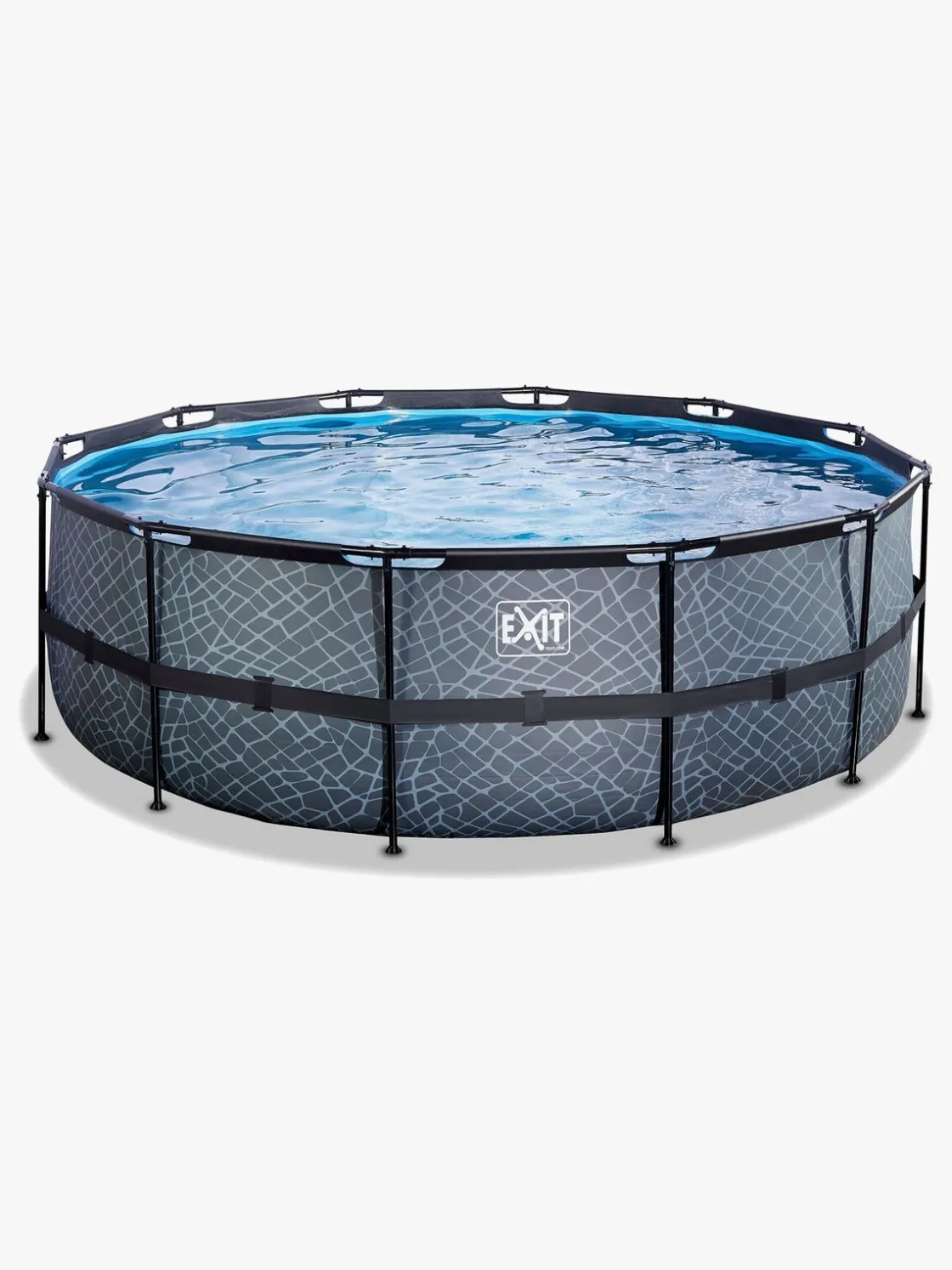 Vandleg|EXIT Stone Pool 427x122 cm, Grå