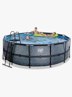 Vandleg|EXIT Stone Pool 427x122 cm, Grå