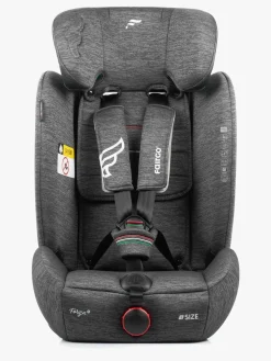 Autostole 9-36 Kg|Fairgo Forza i-Size Autostol, Stone Grey Grå