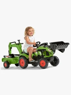 Pedal- & Gåbiler|Falk Claas Arion 410 Rendegraver med Trailer