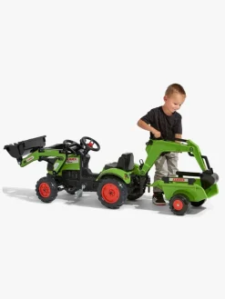 Pedal- & Gåbiler|Falk Claas Arion 410 Rendegraver med Trailer