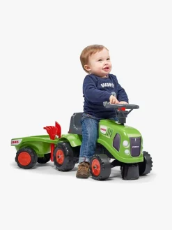 Pedal- & Gåbiler|Falk Claas Traktor med Tilbehør Grøn