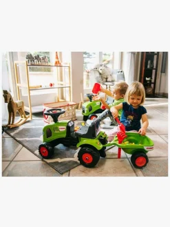 Pedal- & Gåbiler|Falk Claas Traktor med Tilbehør Grøn