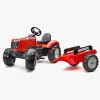 Pedal- & Gåbiler|Falk Massey Ferguson S8740 Traktor med Trailer