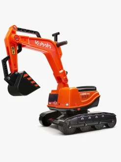 Udelegetøj|Falk Ride-on-gravemaskine Super Builder inkl. Hjelm, Orange