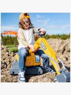 Udelegetøj|Falk Ride-on-gravemaskine Super Builder, Gul