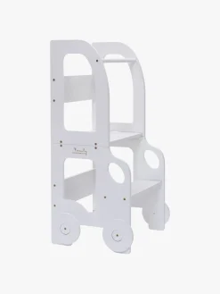 Børnemøbler|FamilySCL Family-scl Bil Læringstårn, Hvid