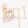 Børnemøbler|FamilySCL Family-SCL Kanin Bord & Stol Sæt, Pink