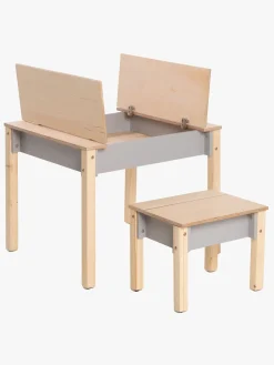 Børn FamilySCL Børnemøbler-Family-scl Smart Opbevaring Bord med Stol, Grå