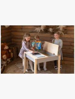 Børn FamilySCL Børnemøbler-Family-scl Smart Opbevaring Bord med Stol, Grå