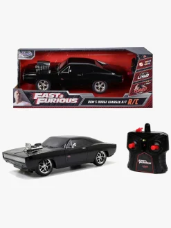 Fjernstyret|JadaToys Fast&Furious Fjernstyret 1970 Dodge Charger Sort