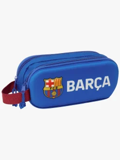 FCBarcelona Kreativt Legetøj-FC Barcelona 3D Dobbelt Penalhus, Marineblå