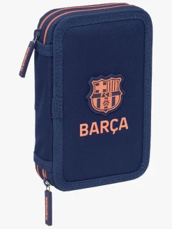 FCBarcelona Kreativt Legetøj-FC Barcelona  Fyldt Dobbelt Penalhus 29 Dele, 2ª Equipment