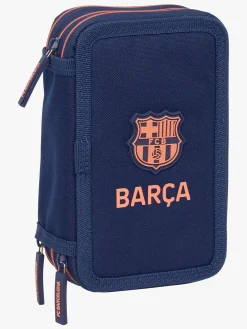 FCBarcelona Kreativt Legetøj-FC Barcelona  Fyldt Penalhus med 3 Rum 37 Dele, 2ª Equipment