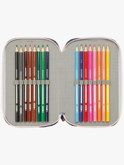 FCBarcelona Kreativt Legetøj-FC Barcelona  Fyldt Penalhus med 3 Rum 37 Dele, 2ª Equipment