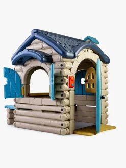 Udeleg|FEBER Casual Cottage Legehus med Lyd, Blå/Grå