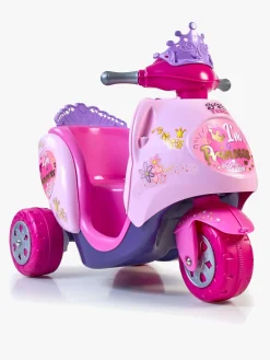 FEBER Elbiler & -Køretøjer-Prinsesse Elløbehjul, Lyserød/Lilla