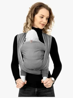 Fidella Bæreseler, Strækvikler & Bærestole-Baby Wrap Vikle Size 6 Chevron, Light Gray