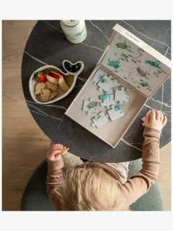 Spisetid|FILIBABBA Christian the Whale Madkasse, Beige Orange