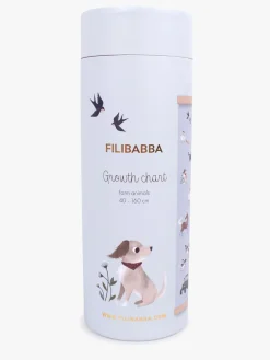 Børn FILIBABBA Interiør-Højdemåler, Blå Farm Animals