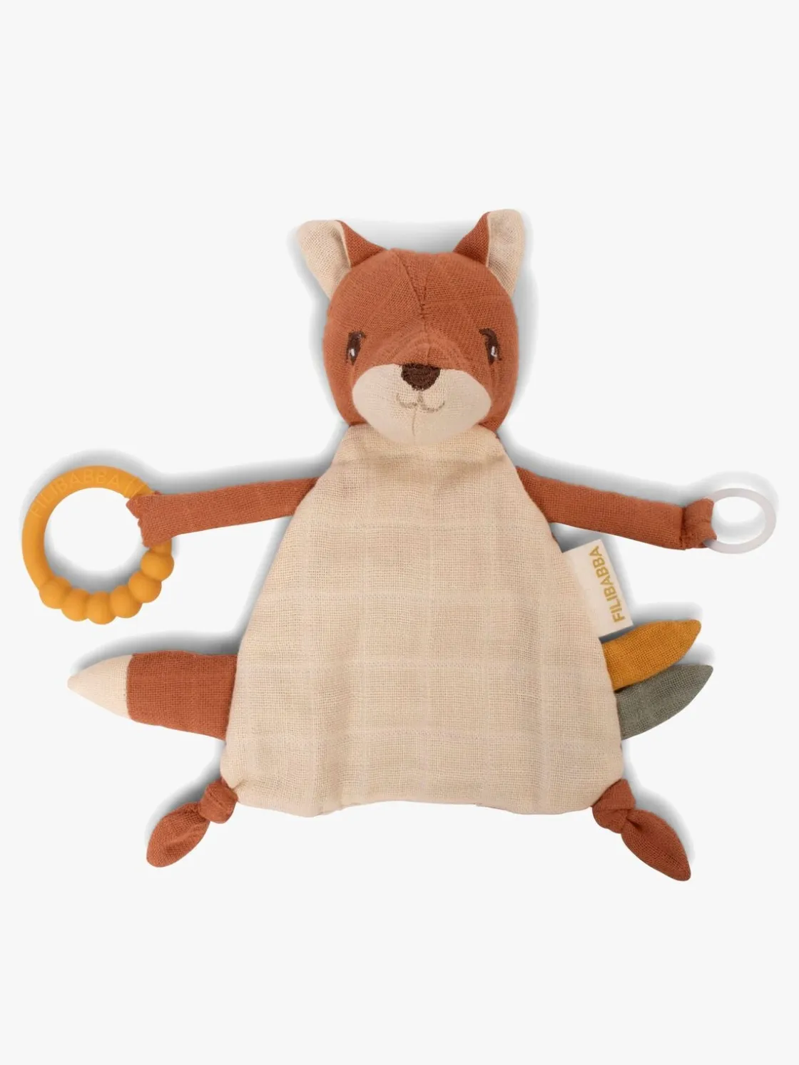 Stofbleer, Nusseklude & Babytæpper|FILIBABBA Nusseklud Ræven Freya Beige