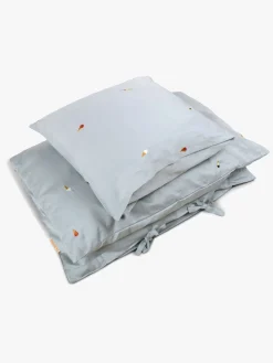 Sengetøj|FILIBABBA Sengesæt 70x100 Tremmeseng, Pearl Blue