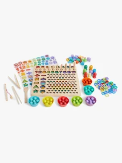 Fippla Spil & Puslespil-Montessorileg All-in-one