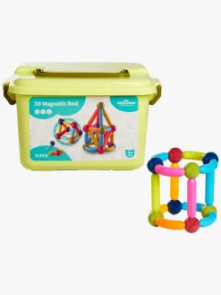 Byggesæt & Lego|Fippla Store Magnetiske Byggeklodser 74 Dele