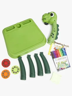 Fippla Kreativt Legetøj-Tegnetavle med Projektor & Lys Dinosaur