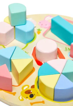 Fippla Spil & Puslespil-Træpuslespil Former 21 Brikker