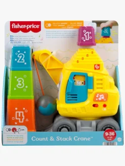 Babylegetøj|FisherPrice Fisher-Price Tælle- og Stabelkran