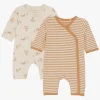 Børn Fixoni Præmatur-Præmatur Pyjamasser 2-pak Str. 32, Brun