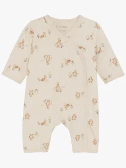 Børn Fixoni Præmatur-Præmatur Pyjamasser 2-pak Str. 32, Brun