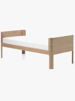 Børnesenge & Tilbehør|Flexa Juniorseng Afrundet Sengegavl, Eg
