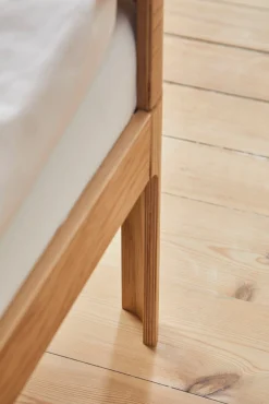 Børnesenge & Tilbehør|Flexa Juniorseng Afrundet Sengegavl, Eg